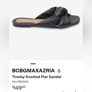 BCBG Tinsley knotted sandal
